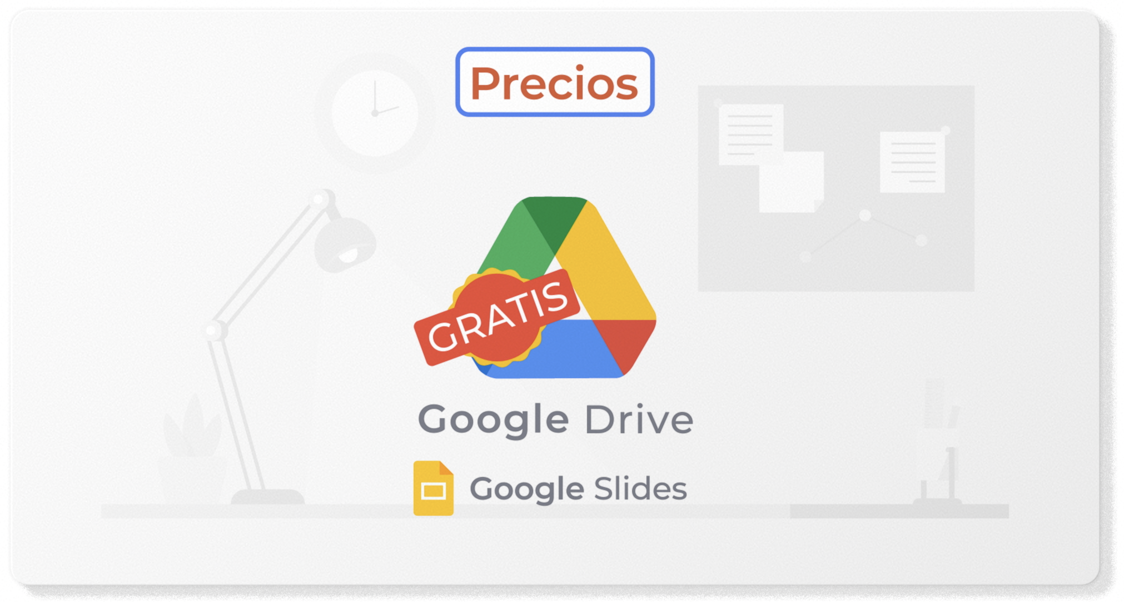 Google Slides forma parte de Google Drive y por lo tanto, es gratuita y puede ser usada por cualquier persona que tenga una cuenta de Google.